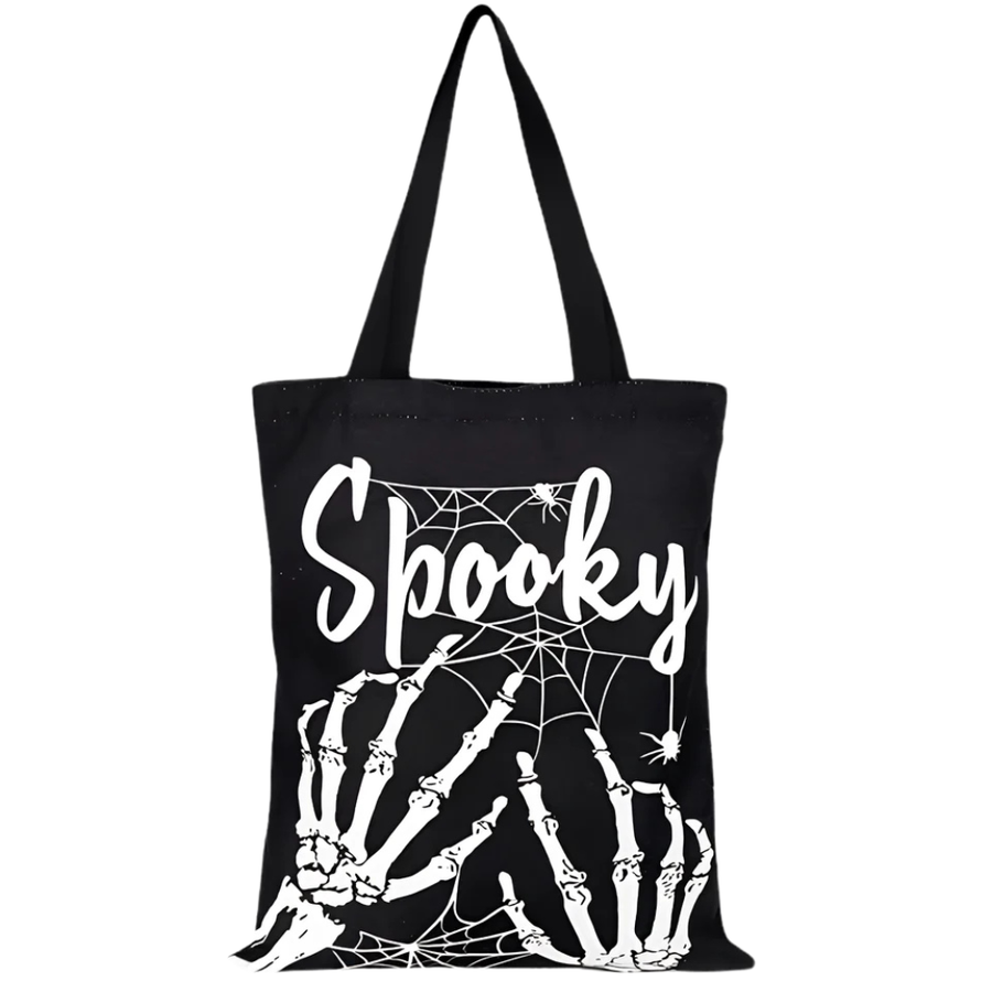 Halloween Canvas Tote Bags Resuable Gifts and Grocery Shopping Bags