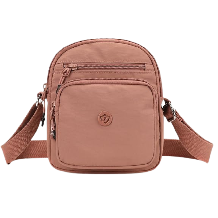 Women's Nylon Crossbody Bag, Small Shoulder Purse with Adjustable Strap