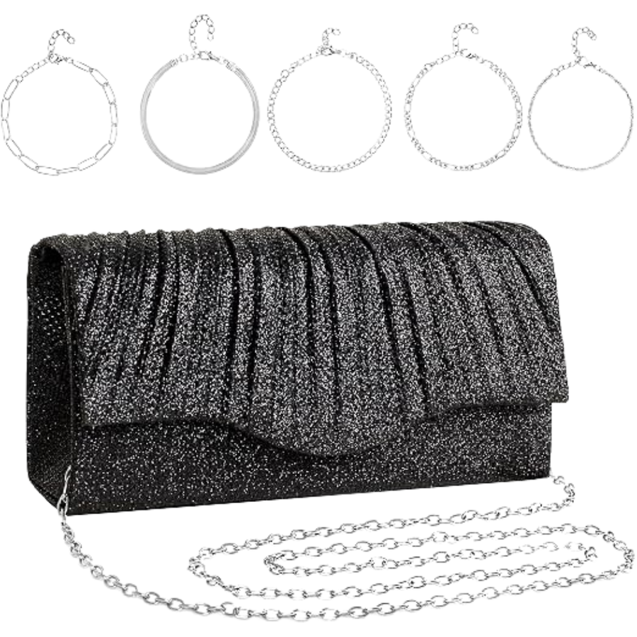 6-Piece Women’s Evening Clutch Bag Set – Elegant Party, Wedding & Formal Handbags