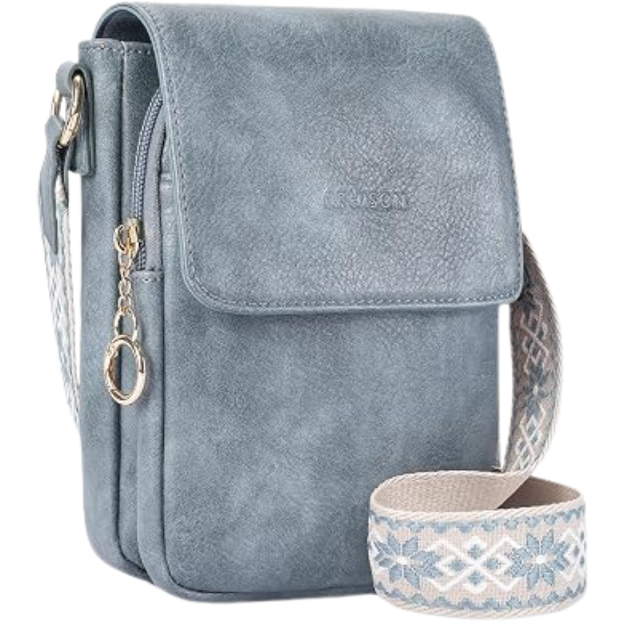 Vegan Leather Crossbody Bag for Women – Stylish Shoulder Handbag with Adjustable Strap