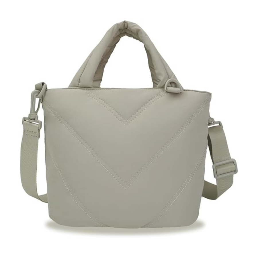 Quilted Puffer Crossbody Bag for Women – Lightweight Shoulder Purse for Everyday & Trav